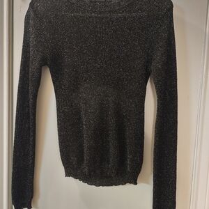 Forever 21 Black Glitter Sweater